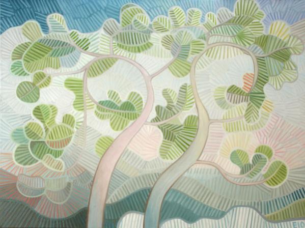 Deux arbres - Elohim Sanchez - Cliquer pour afficher en grand