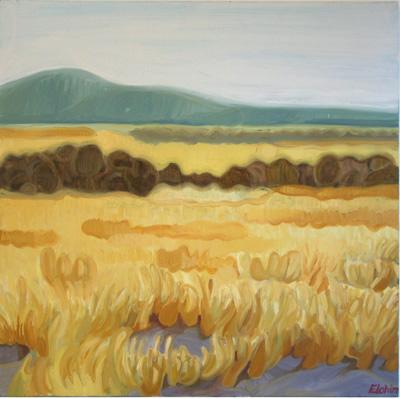 Paysage jaune - Elohim Sanchez