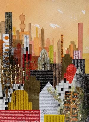 Ville orangée - Annick Sabatier