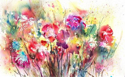 Bouquet champêtre - Annick Sabatier
