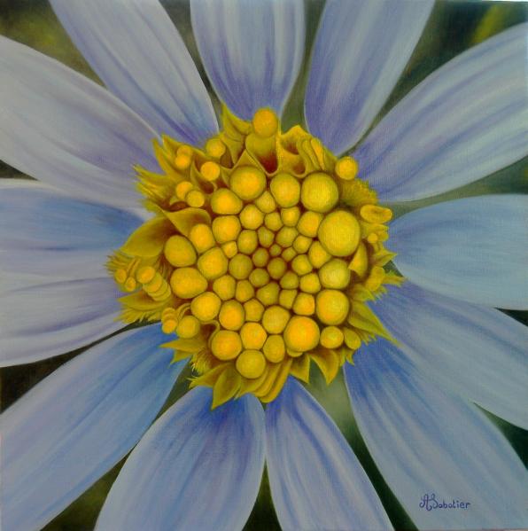 Fleur bleue - Annick Sabatier - Cliquer pour afficher en grand