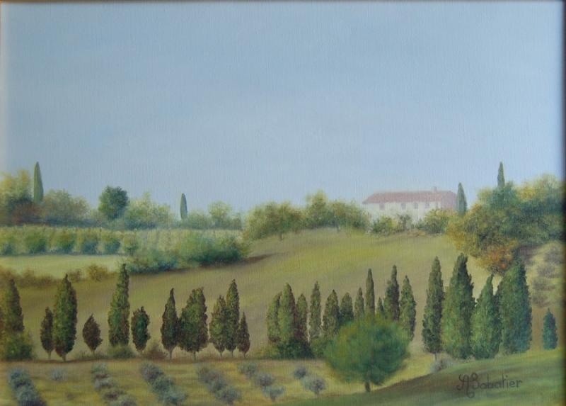 Toscane - Annick Sabatier - Click to enlarge