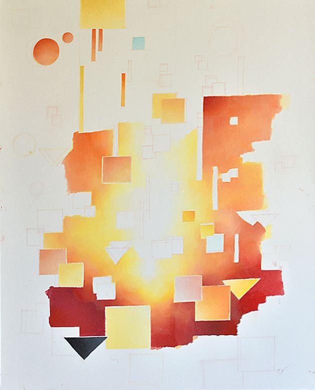 Feu sacré 1, suite - Bertrand Beaufour - Click to enlarge