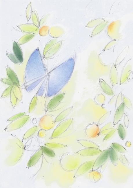 Le papillon bleu - Bertrand Beaufour