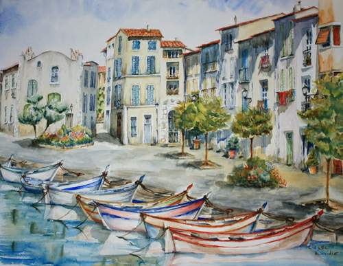Les jeunes platanes - Quai Marceau - Claude Martin