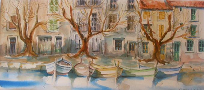 Martigues en hiver - Claude Martin - Cliquer pour afficher en grand