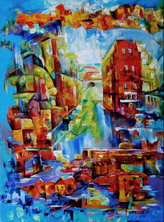 On the streets of the city. - Victor Peled