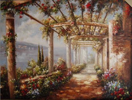 Verandah at the sea. - Victor Peled