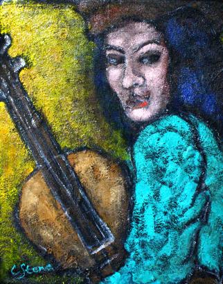 la guitariste - Catherine Stona