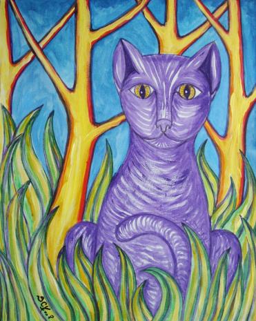 Le chat dans la clairiere - Stephane Cuny
