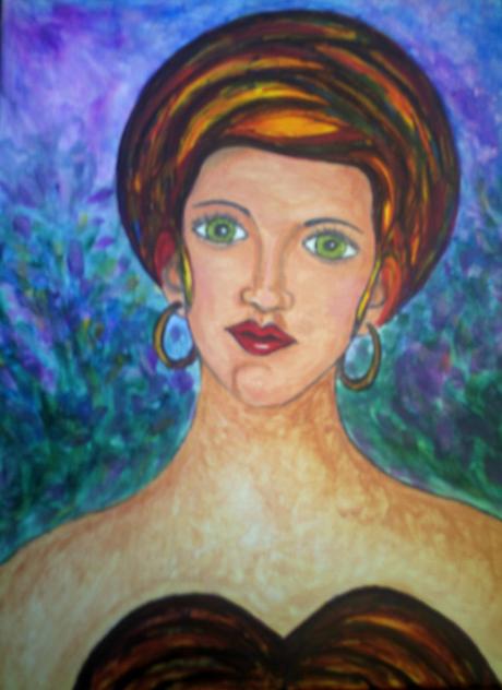 Femme au turban - Stephane Cuny