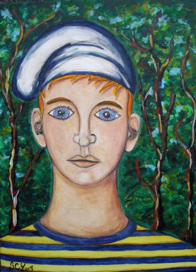Jeune homme au cheveux roux - Stephane Cuny