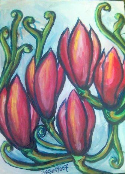 Magnolias à fleurs de tulipe - Stephane Cuny