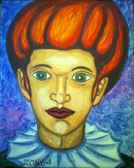 L'androgyne aux cheveux rouges - Stephane Cuny