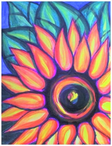 Un girasole - Stephane Cuny