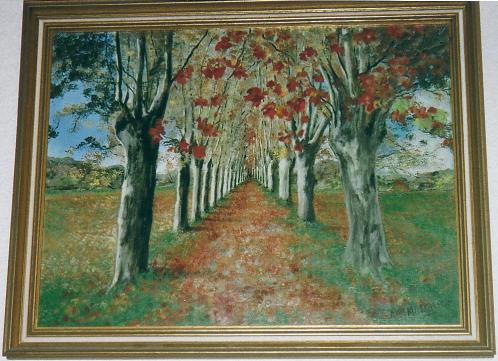 Allée des platanes - Antoine Malchiodi