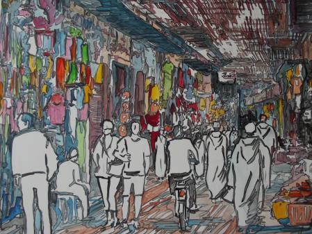 Souk de Marrakech - Véronique Bandry