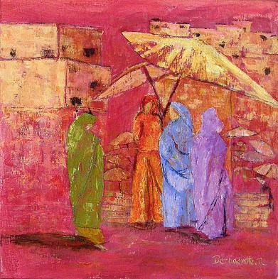 Sous les parasols - Bernadette Riaux