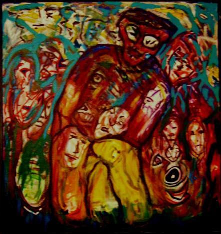 Le porteur d'humanité ( collection particulière) - Christian Saint Marc