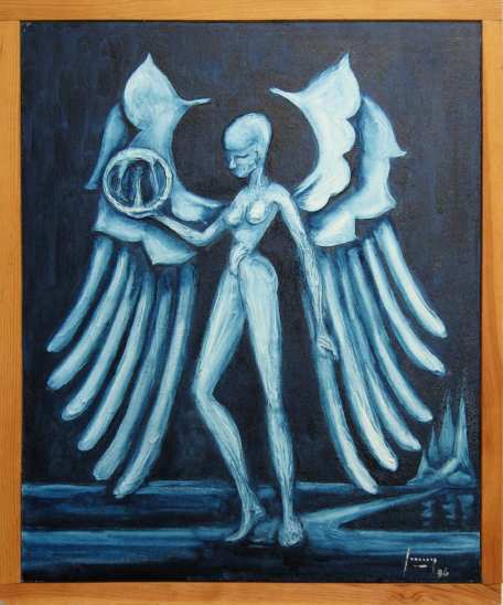 Ange bleu ludique - Georges Sommer