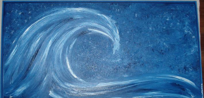 Blue Tsunami - Sarah Roffey - Cliquer pour afficher en grand