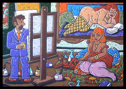 artiste et modèle3 - Eric Saboureau