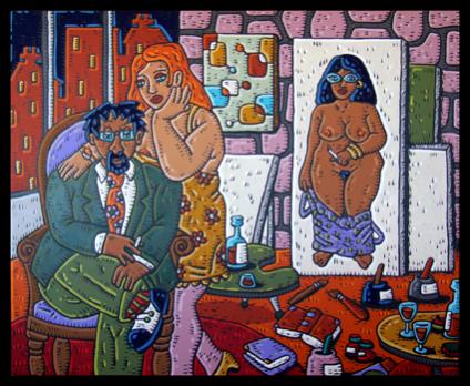 artiste et modèle4 - Eric Saboureau