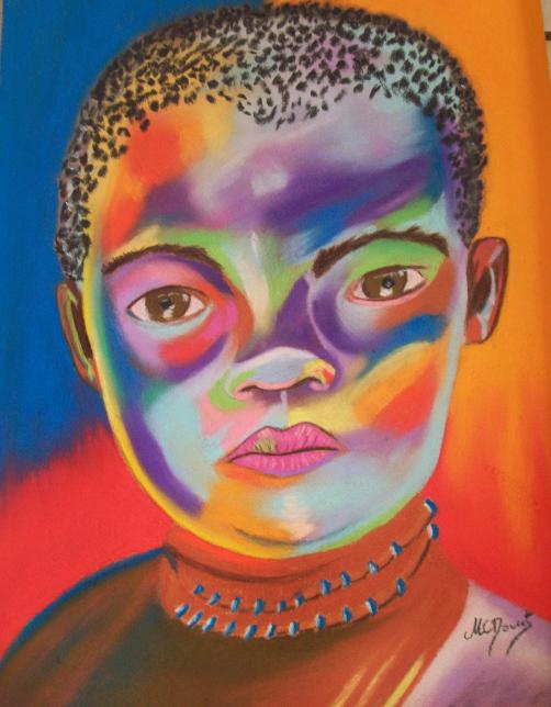 enfant multicolor - Marie Claire Doucet
