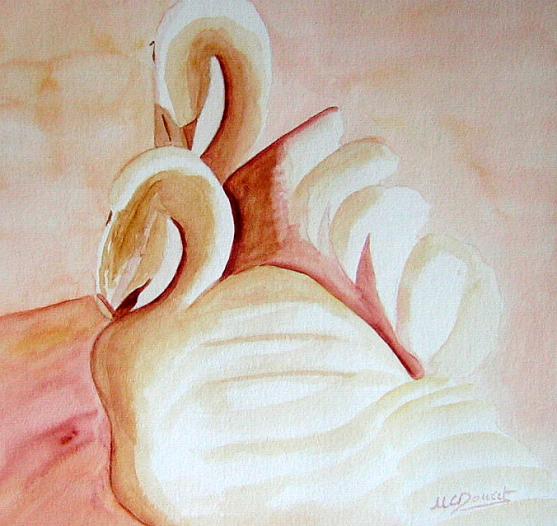 cygnes - Marie Claire Doucet