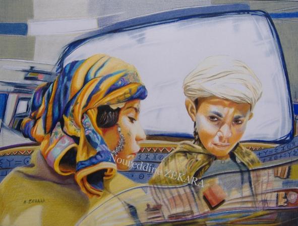 Enfants Chaouis - Noureddine ZEKARA - Cliquer pour afficher en grand