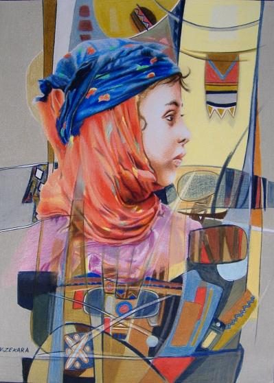 Jeune fille Berbère - Noureddine ZEKARA