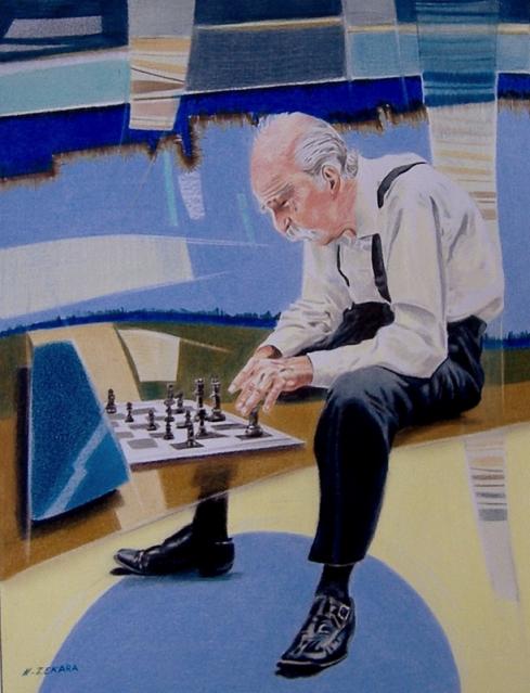 Joueur d'échecs - Noureddine ZEKARA
