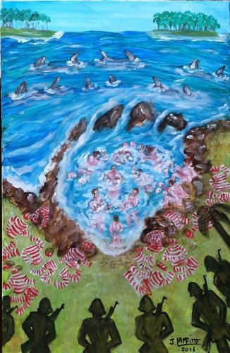 Bagne la piscine - Jacky Laffitte