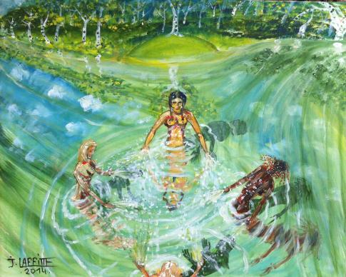Baigneuses - Jacky Laffitte