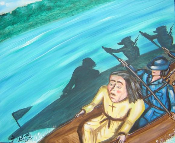 Jean Basset sur le fleuve bleu - Jacky Laffitte - Click to enlarge