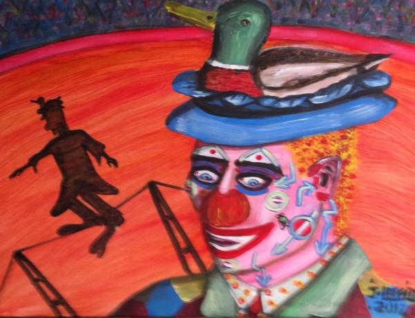 Clown au colvert - Jacky Laffitte - Cliquer pour afficher en grand