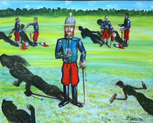 Cuirassiers la pause - Jacky Laffitte