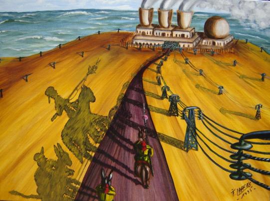 Don Quichotte et les centrales nucléaires. - Jacky Laffitte