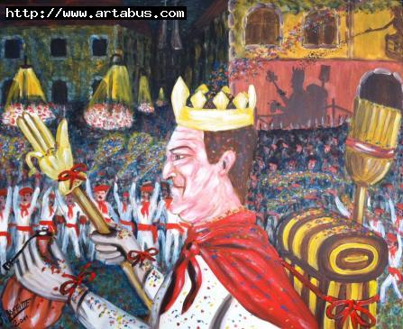 Fêtes de Bayonne:le Roi Léon - Jacky Laffitte