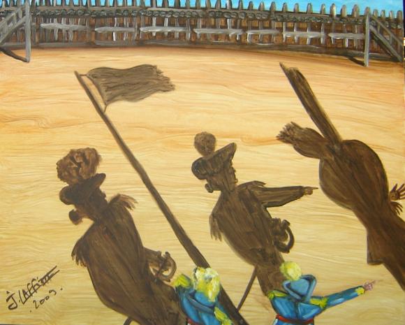 Le baron de Lahontan et les Iroquois - Jacky Laffitte - Click to enlarge