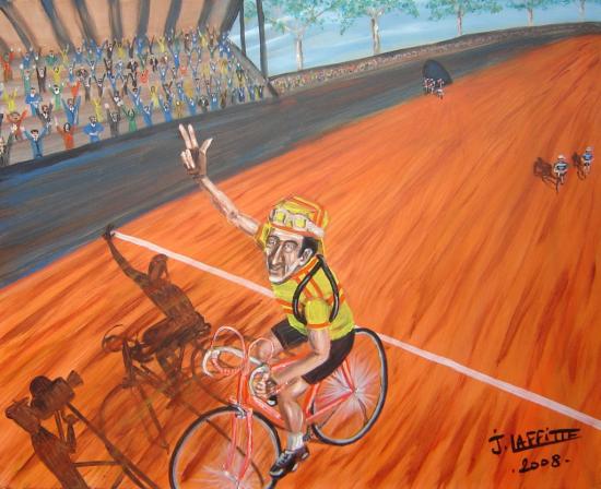 Paul Maye gagne au sprint dans Paris,Tours - Jacky Laffitte