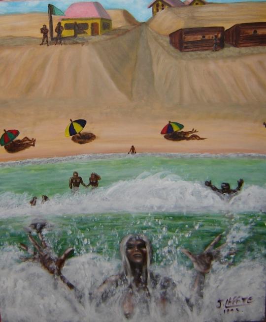 La plage à Seignosse le Penon. - Jacky Laffitte