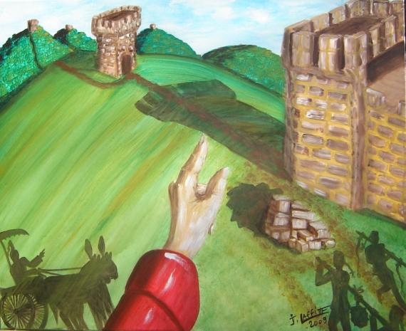 Qin Shi Huangdi construit la Grande Muraille - Jacky Laffitte