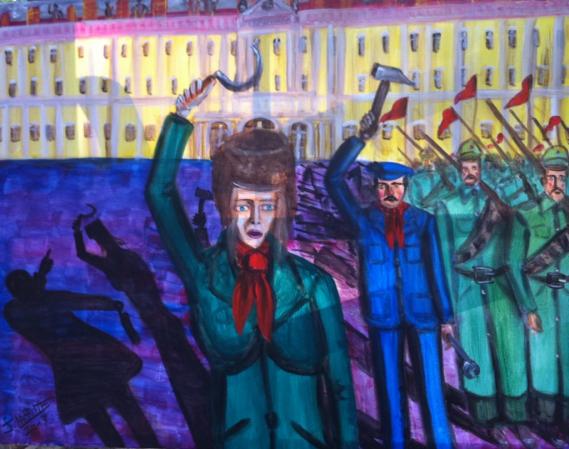 Révolution  d'octobre - Jacky Laffitte