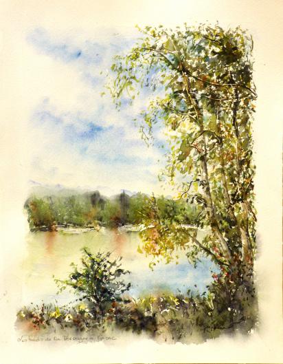La Dordogne à Pinsac - Pechanne