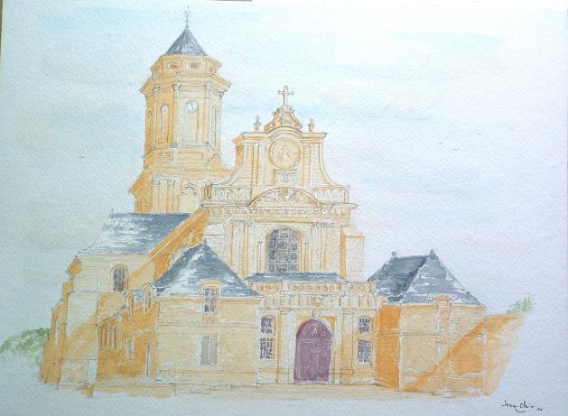 l'église de l'Abbatiale - Jean-Clair Cougnaud - Cliquer pour afficher en grand