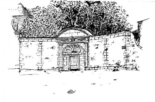 la place de l'abbatiale - Jean-Clair Cougnaud