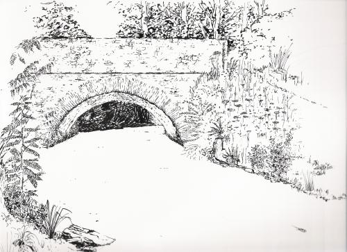 le pont sur l'Hocmard - Jean-Clair Cougnaud