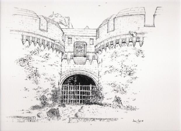 la porte du château - Jean-Clair Cougnaud - Click to enlarge