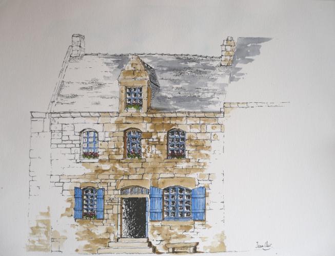 maison bretonne - Jean-Clair Cougnaud - Cliquer pour afficher en grand